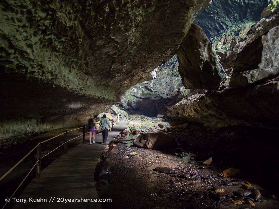 The long walk into Deer Cave, Mulu National Park