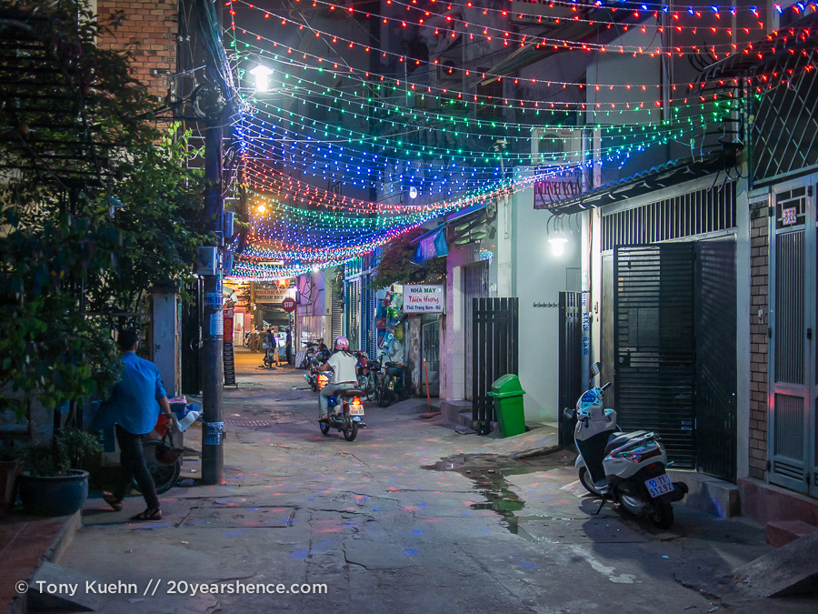 An alley in Saigon