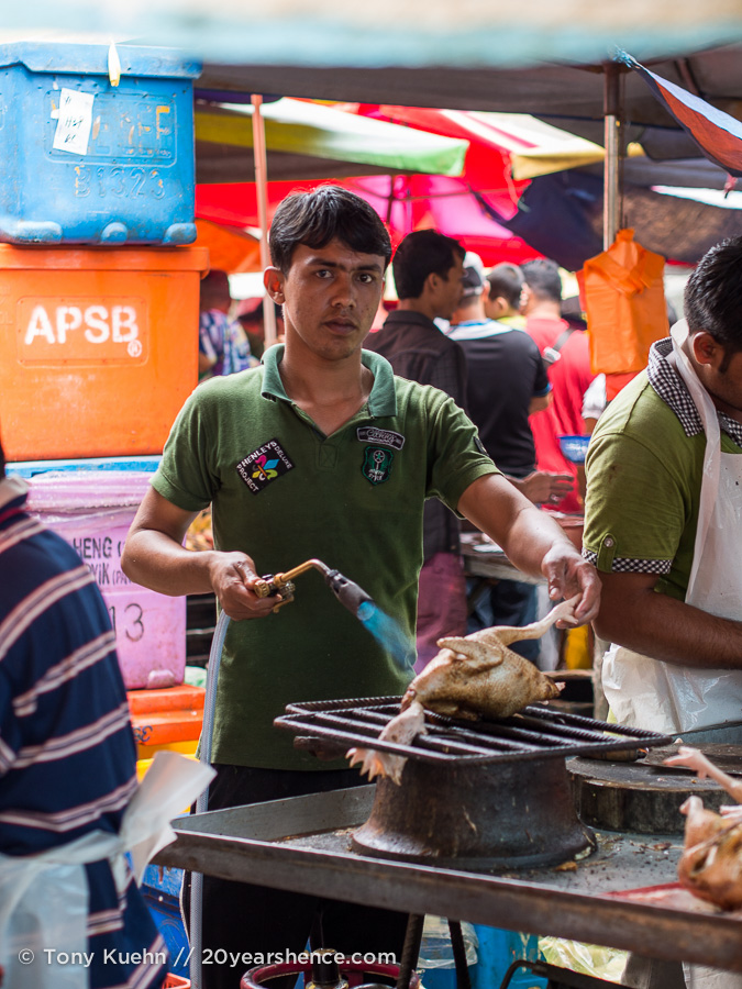 Pudu market in Kuala Lumpur