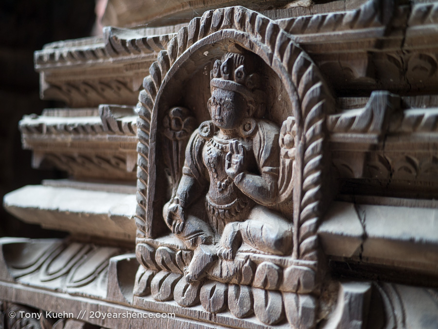 Wood carvings in Kathmandu