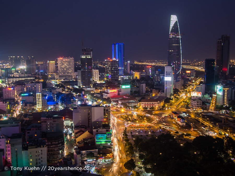 Ho Chi Minh City at night