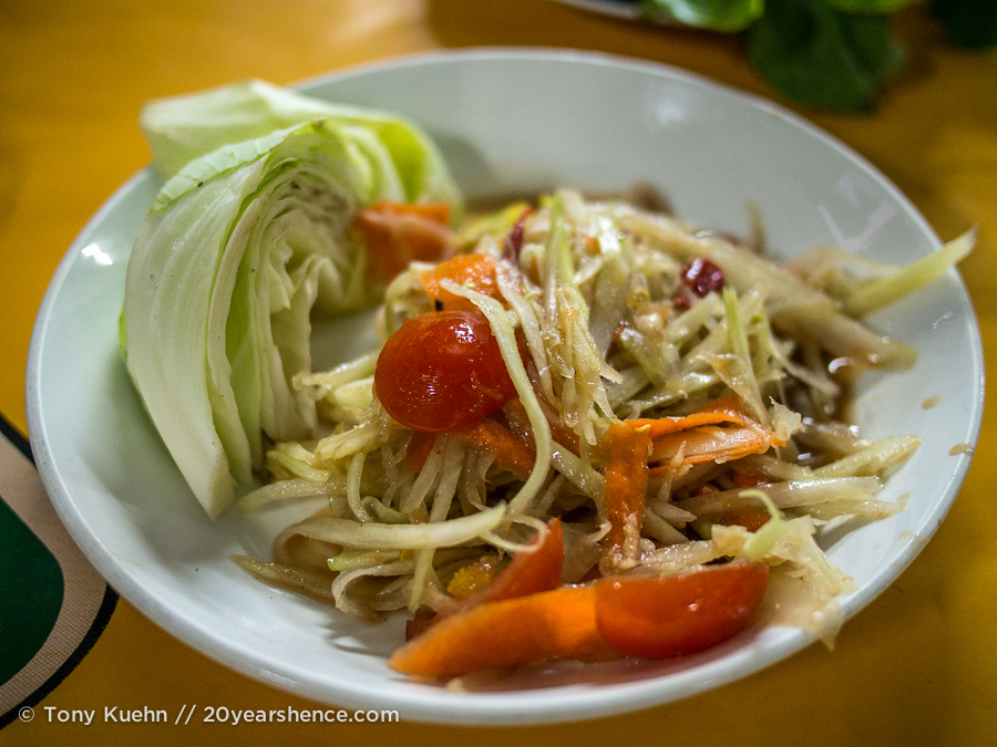Papaya salad, Laos
