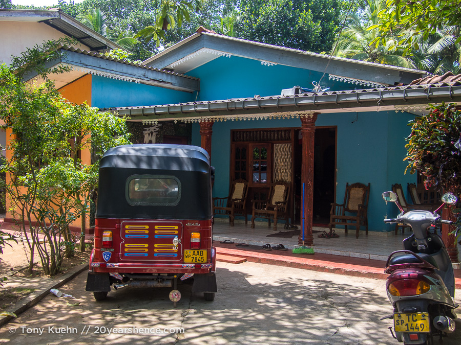 Our homestay in Ambalangoda