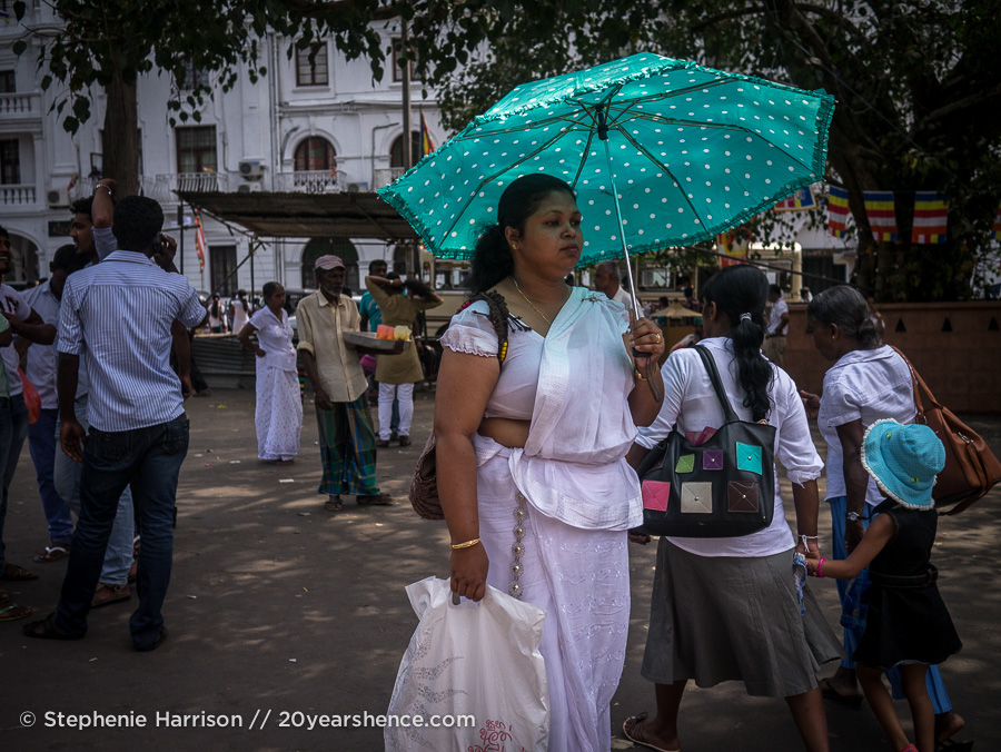 Walking the streets of Kandy, Sri Lanka