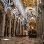 The interior of Pisa's Duomo