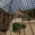 Inside the Louvre Pyramid