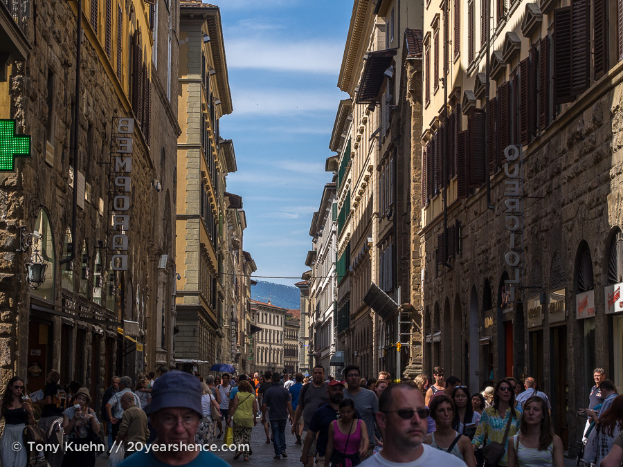 The streets of Florence