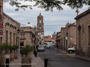 Morelia's historic downtown