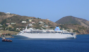 St Kitt's Cruise Ship