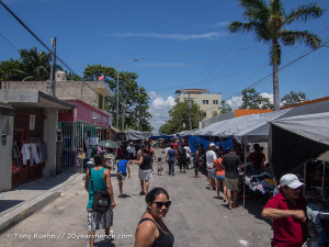 Local street market, Playa del Carmen