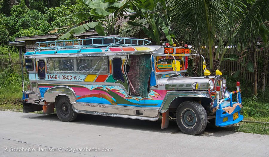 One of the many ever-present Jeepneys