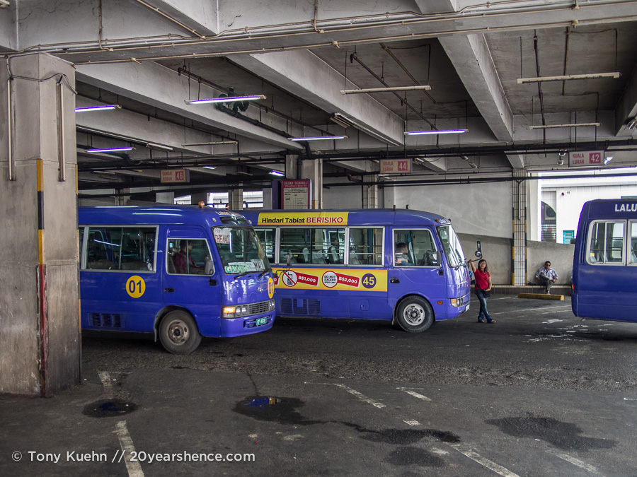 Buses in mian bus station in BSB