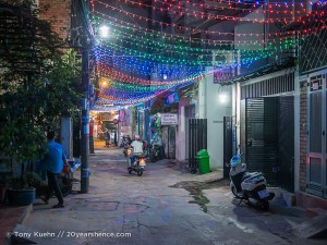 An alley in Saigon