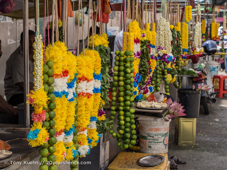 Hindu flower garlands