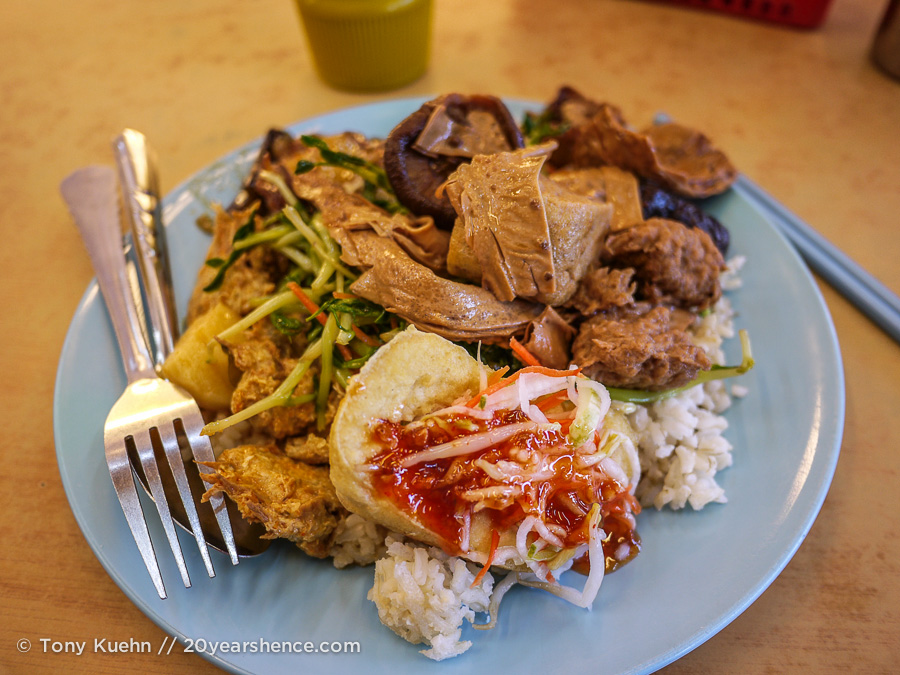 Buddhist vegetarian meal in Penang