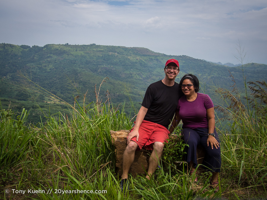 Steph and Tony, near Baticaloa, Sri Lanka