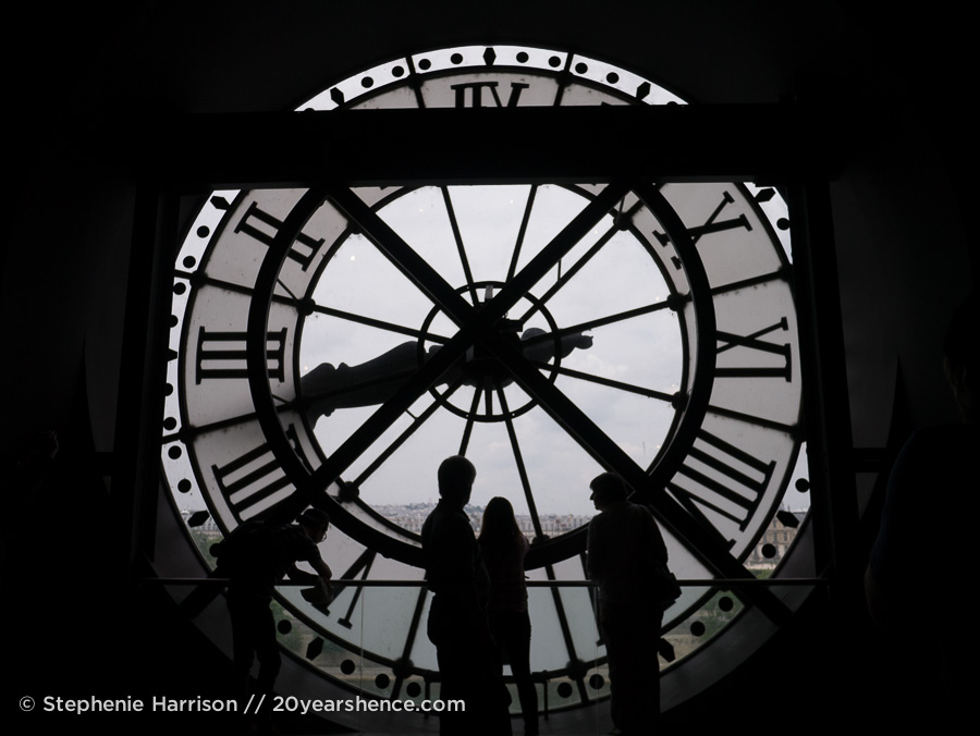 Atop the Musée d'Orsay
