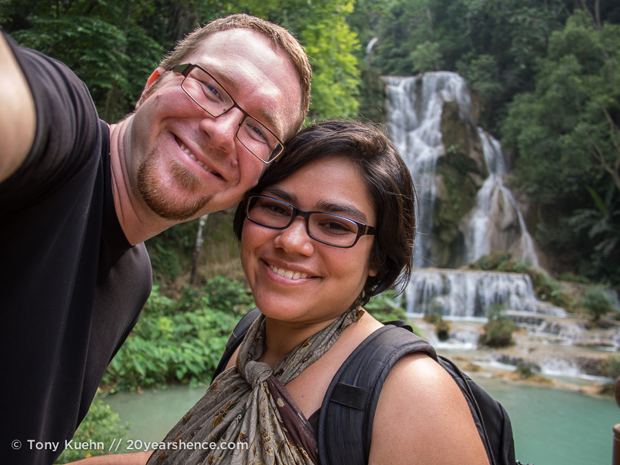 Steph and Tony in Laos