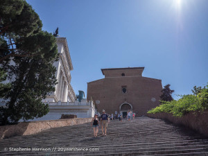 The Steps to the Santa Maria in Aracoeli