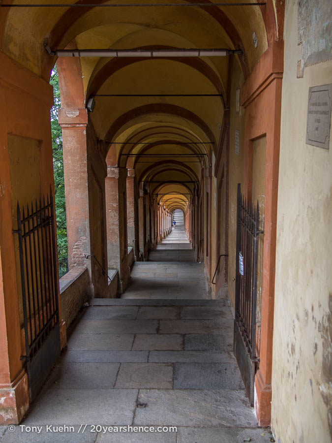 Covered walk up to San Luca Basillica