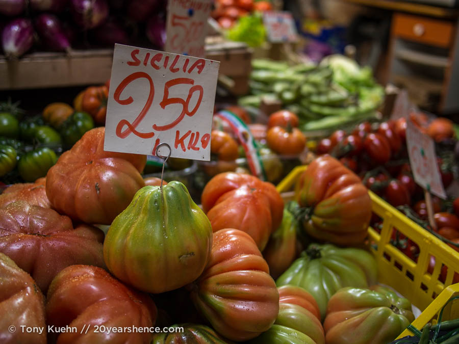 Fresh Produce in Bologna's Quadrilatero