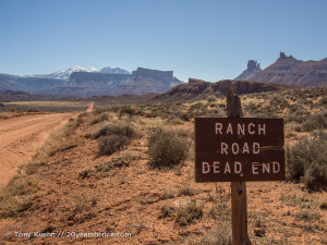 A back road in Utah