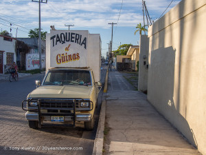 Taco truck, San Blas, Mexico