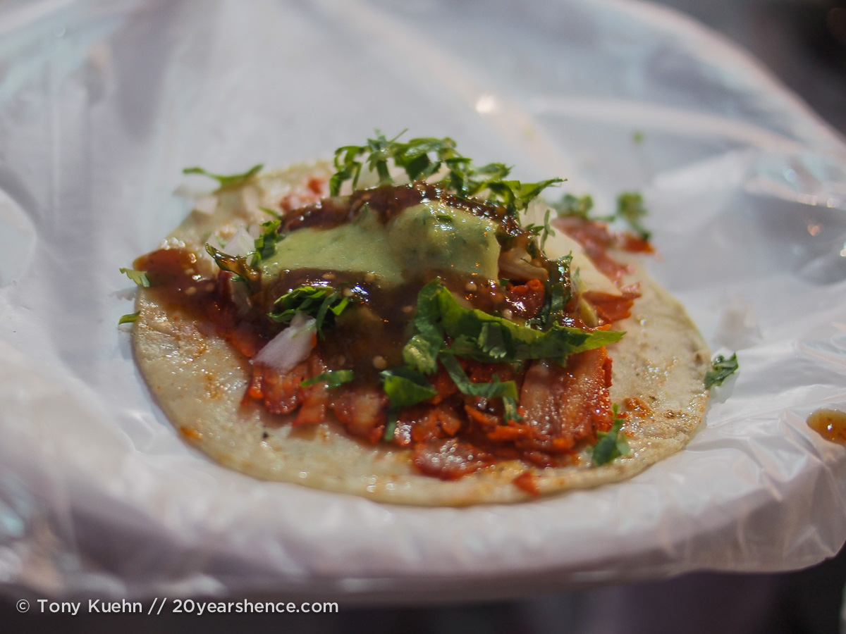 Taco al pastor, San Poncho, Mexico