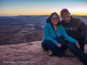 Steph and Tony in Canyonlands