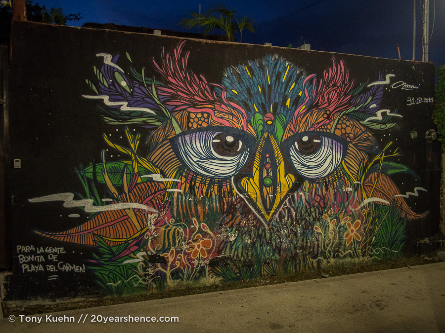 Street art in Playa del Carmen